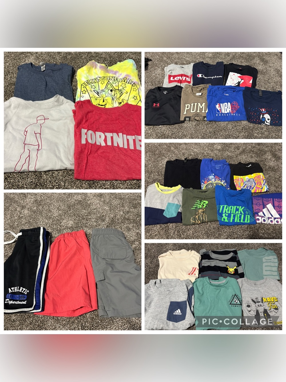 Boys Summer Clothing Bundle - Sizes 7 8